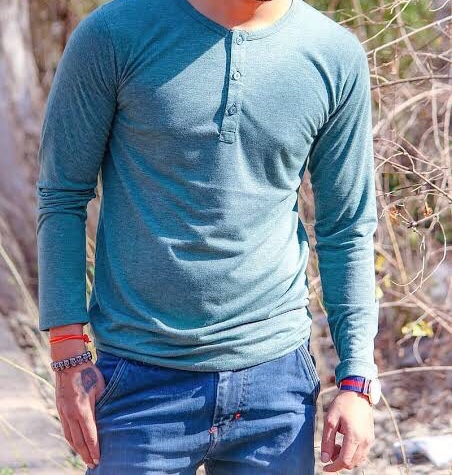 Five best Summers Wear for Men, Sleeve Henley